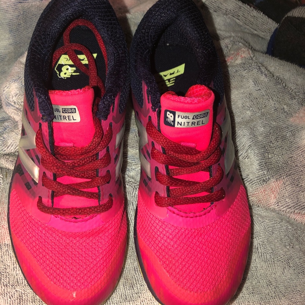 NEW BALANCE NITREL TRAIL SHOES PINK,BLACK UNISEX